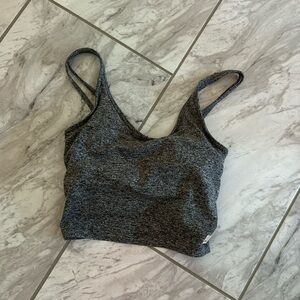 Heather Gray Vuori Cropped Tank